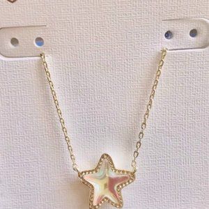 Star Sport Dichronic pendant gold color necklace